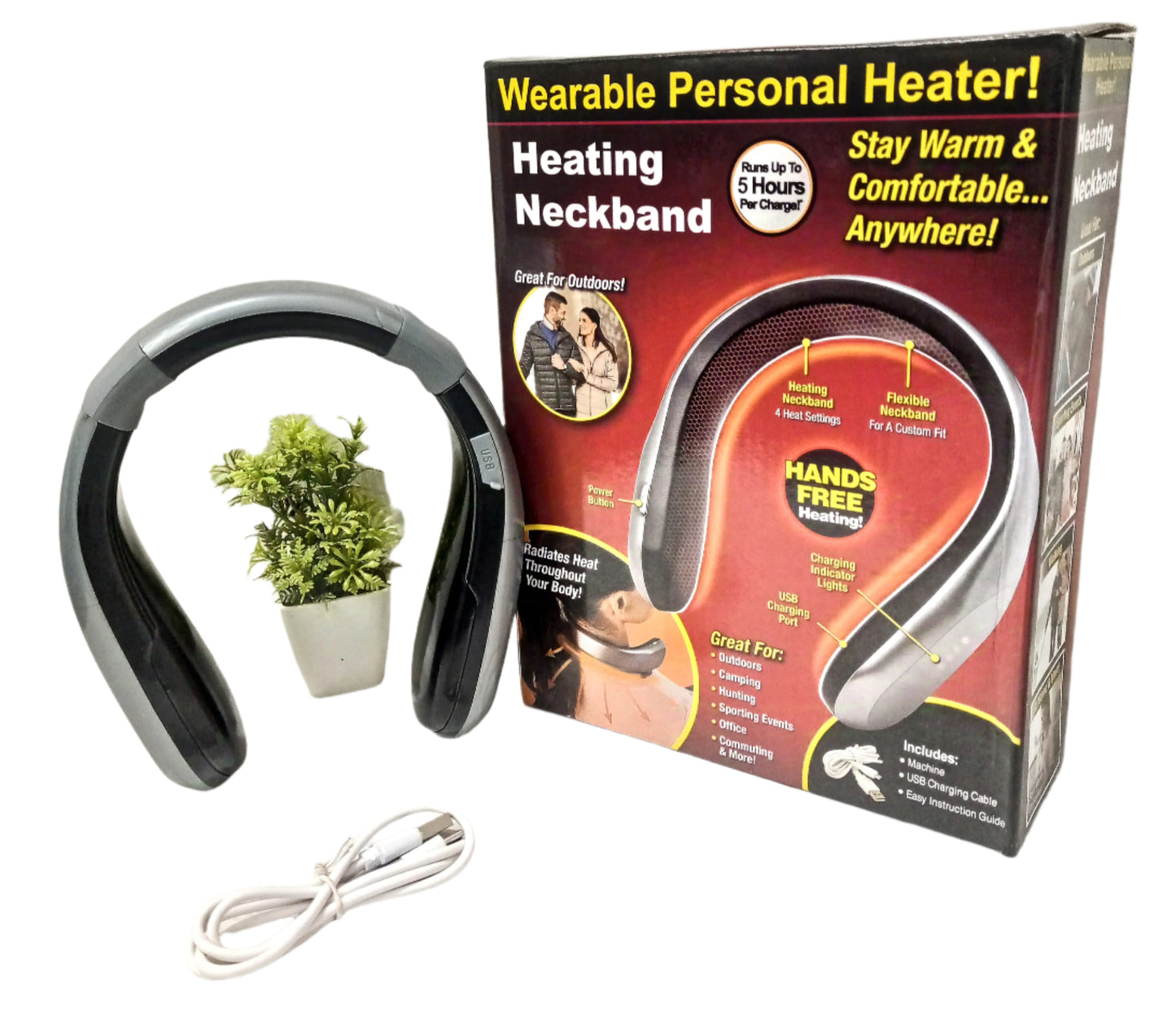 Rechargeable Neckband Electric Heater