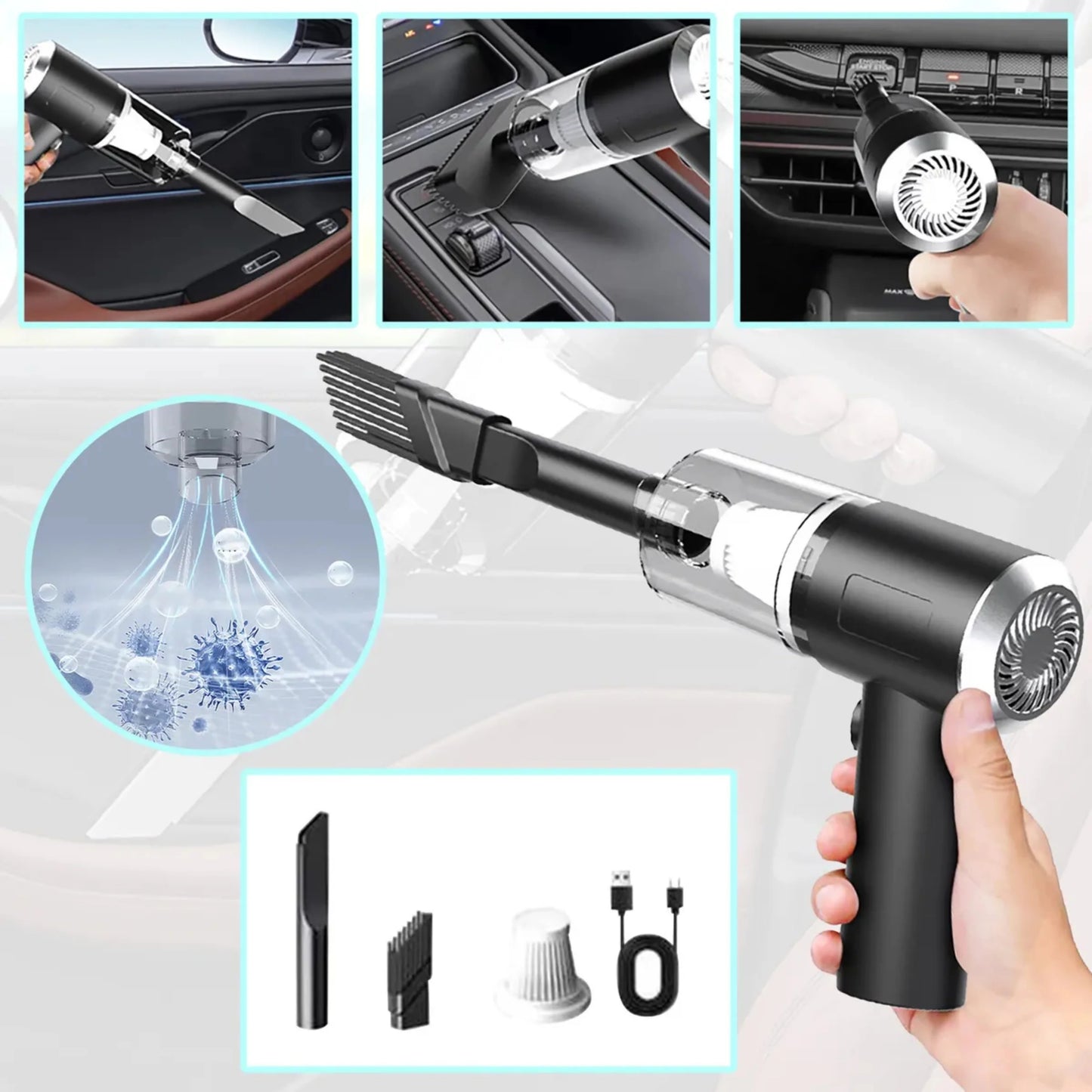 Wireless Portable Vacuum Cleaner SaQiBuy