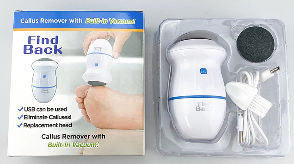 Mini Rechargeable Foot Grinder/ Callus Remover SaQiBuy