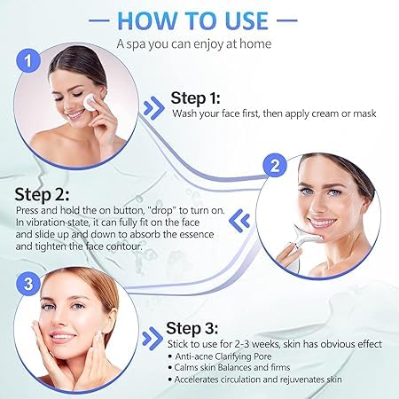 Rechargeable Anti-Wrinkle Facial Massager, Skin Lifting, Firming Tightening Device