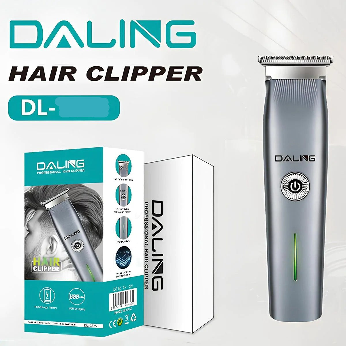 Daling 3 in 1 Rechargeable Men's Grooming/Clipper Kit