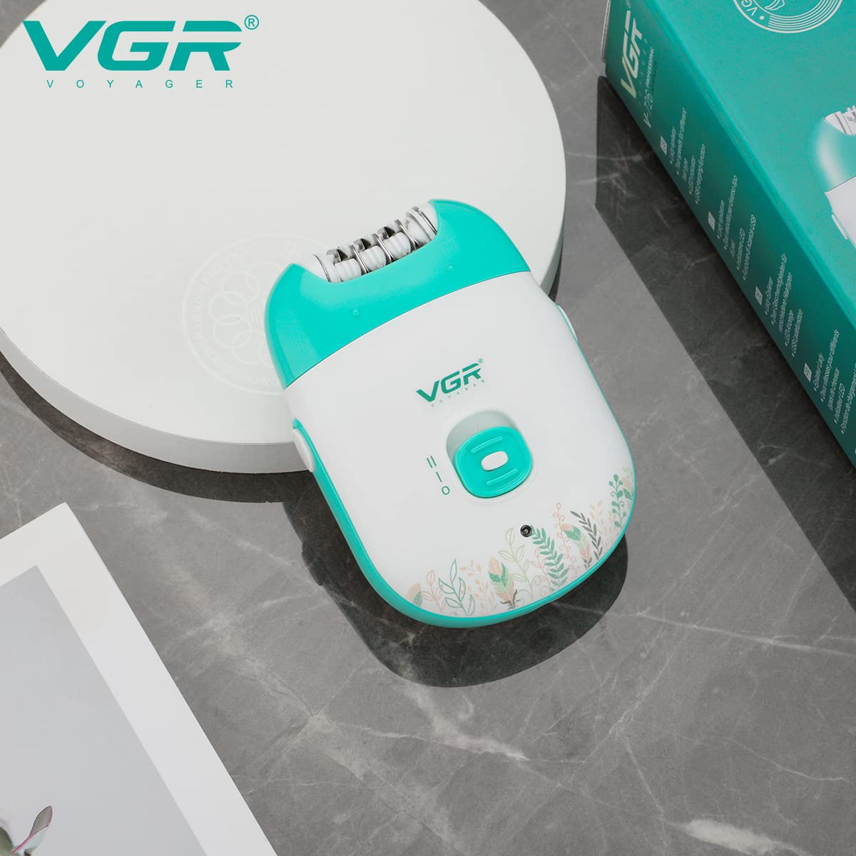 VGR Professional Rechargeable Women Epilator for different body areas