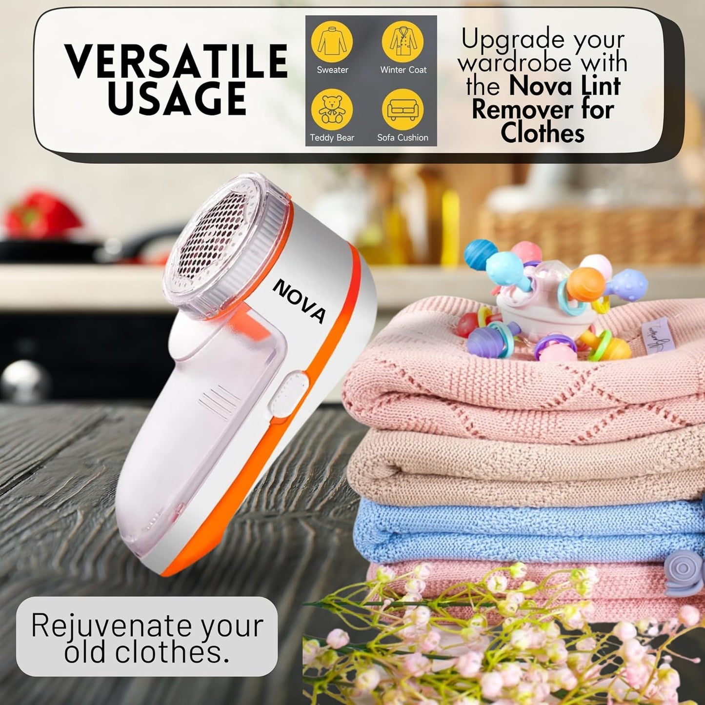 Nova Lint Remover, Electric Fabric Shaver (لنٹ ہٹانے والا)