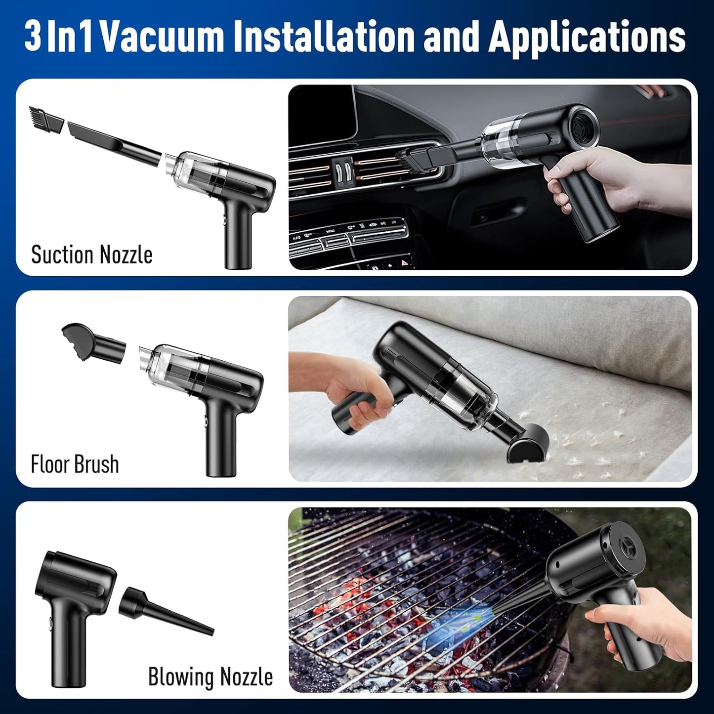 Wireless Portable Vacuum Cleaner SaQiBuy