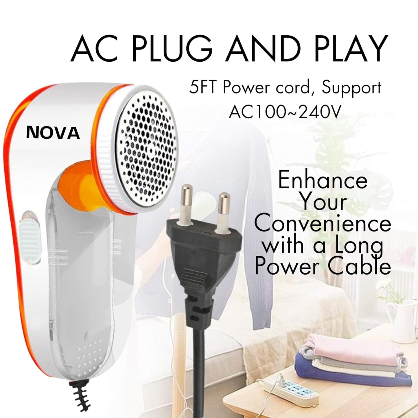 Nova Lint Remover, Electric Fabric Shaver (لنٹ ہٹانے والا)