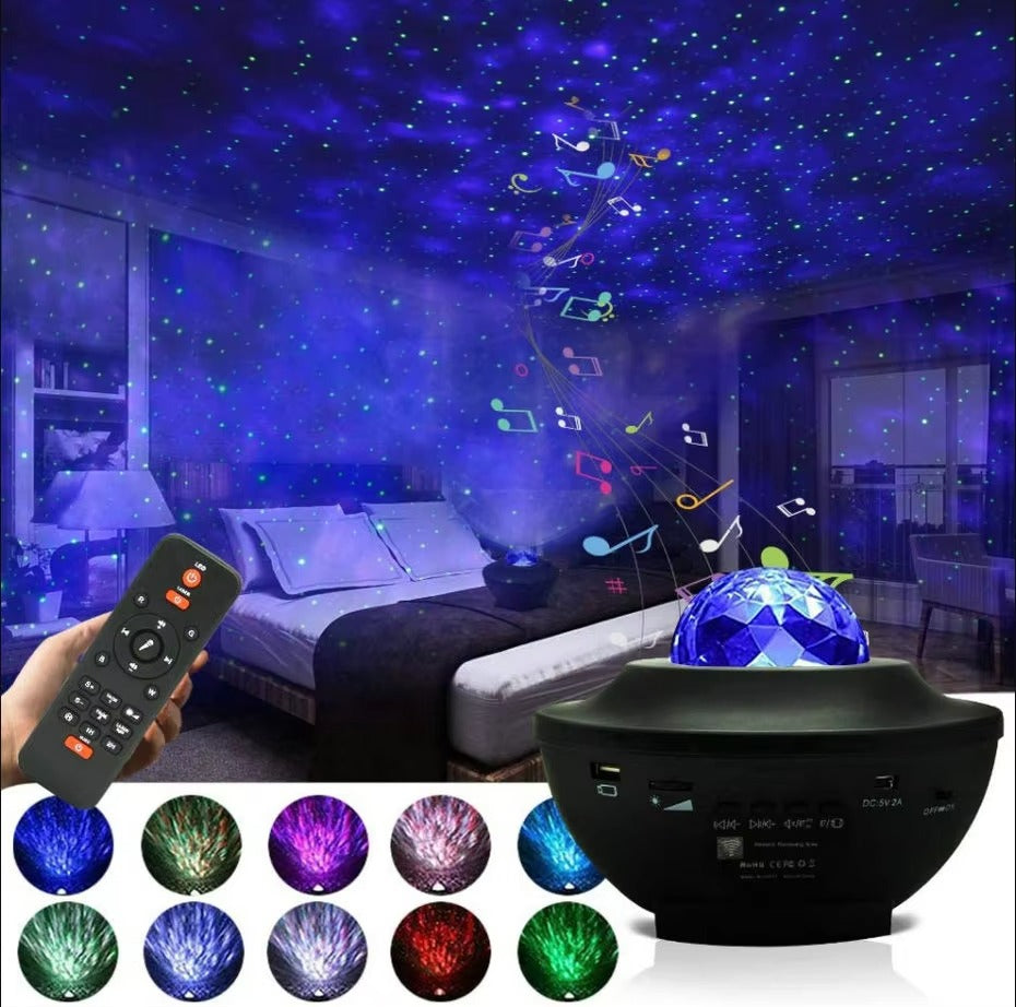 Galaxy Ocean Starry Wave Lights Projector