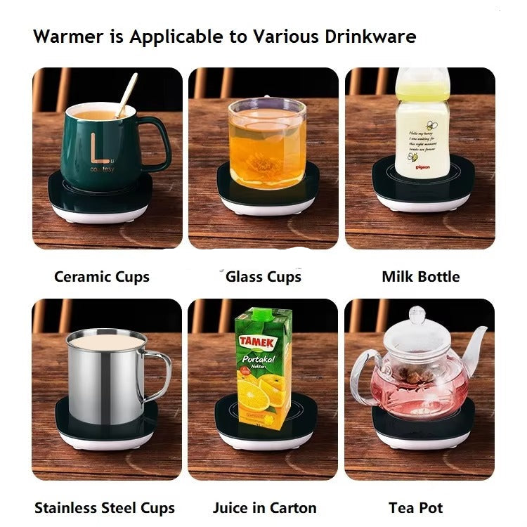 Electric Coffee Mug Warmer Pad, Auto On/Off For Office/Home- 50℃