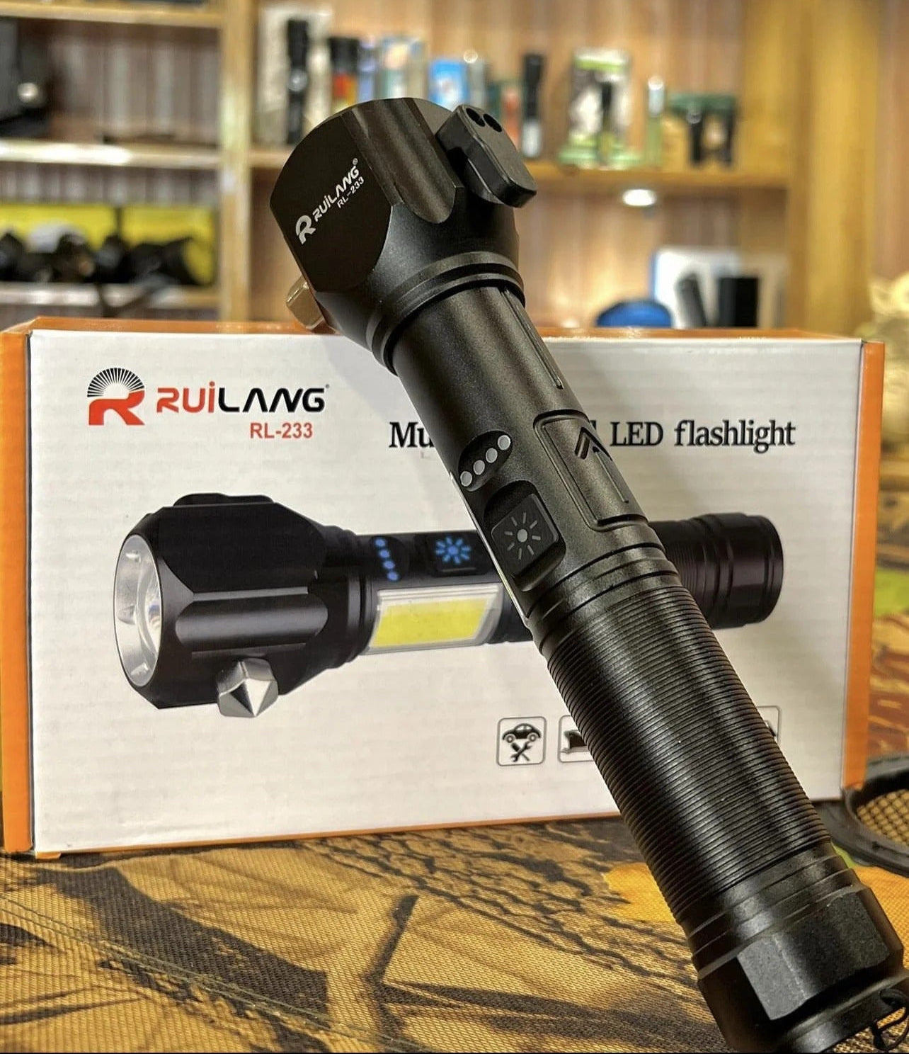 Ruilang Rechargeable Multi-functional LED Torch