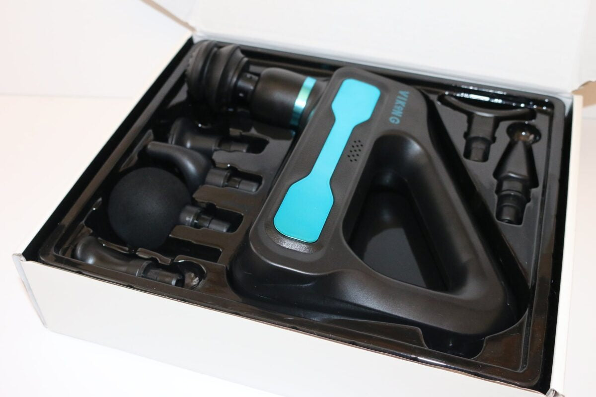 BLUE IDEA Deep Massage Facial Gun Massager