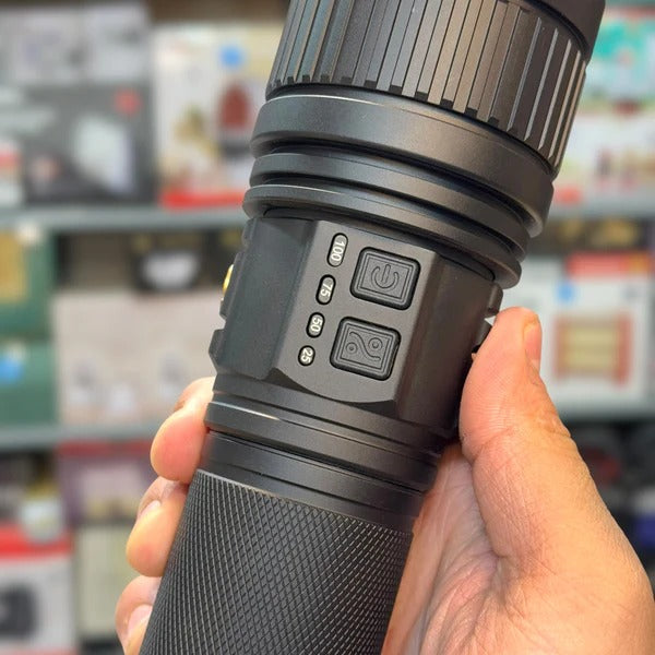 COBA Imported High Beam Powerful Led Flashlight Torch- 3 KM Range
