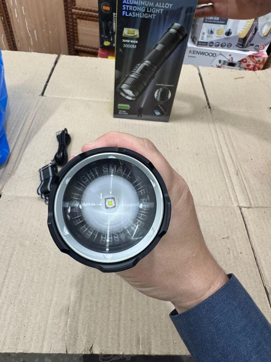 COBA G400 Imported High Beam Powerful Led Flashlight Torch- 3 KM Range