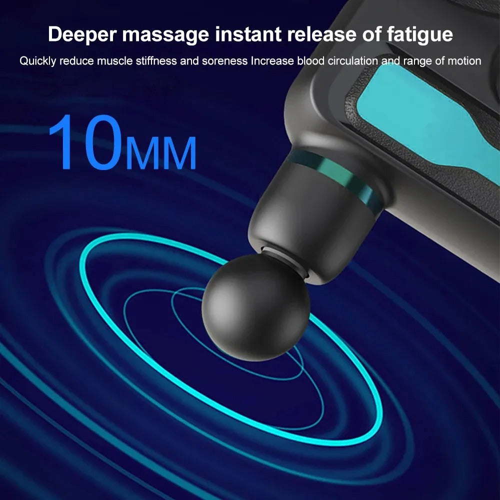 BLUE IDEA Deep Massage Facial Gun Massager