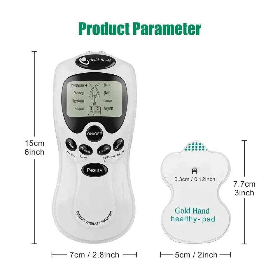 Digital Therapy Handheld Massager, Electric Tens Unit Device