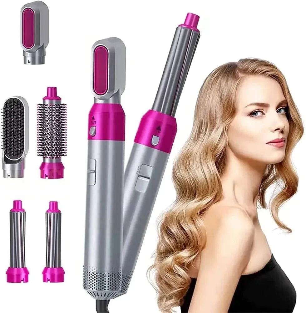 IMPORTED 5 In 1 Multi-functional Hair Dryer Air Brush Styles