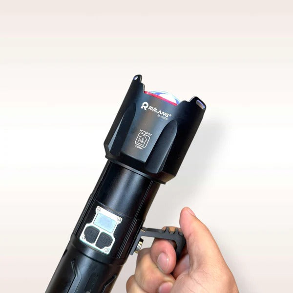 Ruilang Multi-Functional 1.2 KM Range LED Flashlight Torch