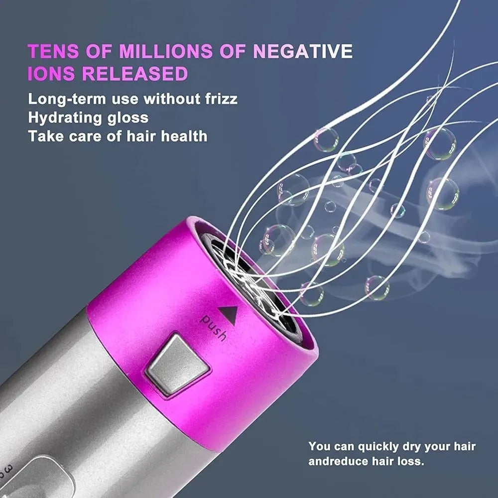 IMPORTED 5 In 1 Multi-functional Hair Dryer Air Brush Styles