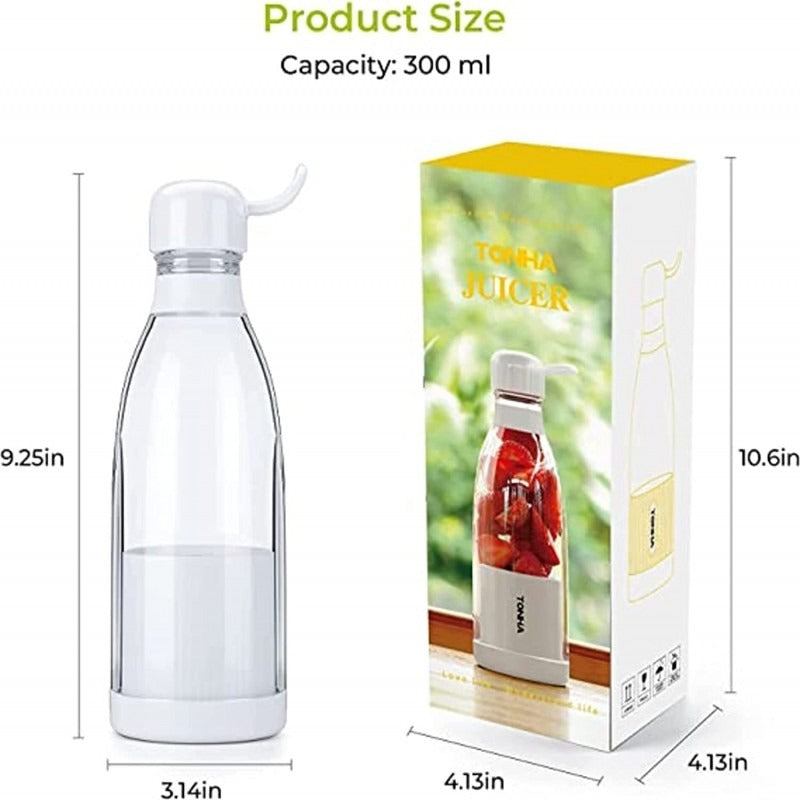 USB Rechargeable Electric Portable Bottle Juicer/ Mixer Blender Smoothie Maker