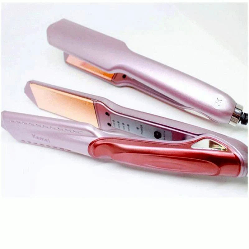 Kemei Professional Hair Straightener With Temperature Control