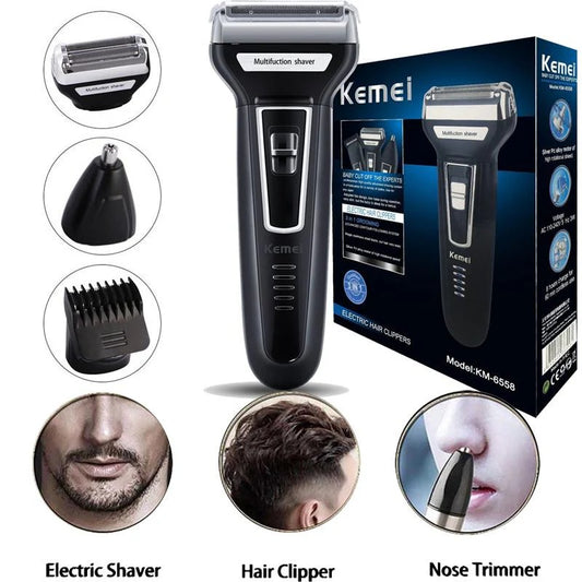 KEMEI 3in1 Rechargeable Hair Clipper