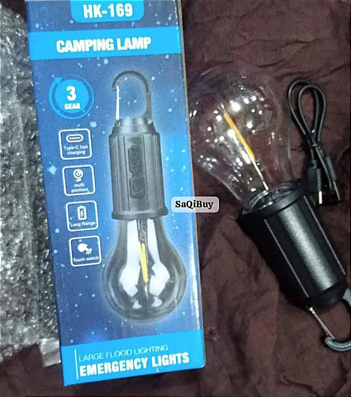 LED Camping Light 400 mAh Type-C USB Rechargeable SaQiBuy