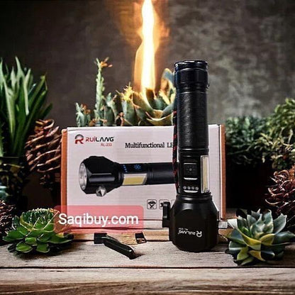 Ruilang Rechargeable Multi-functional LED Torch SaQiBuy