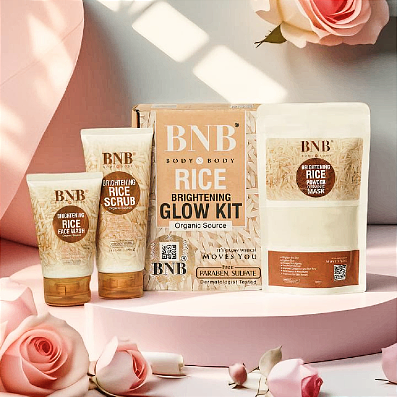 BNB Rice Extract Whitening & Glow Kit SaQiBuy