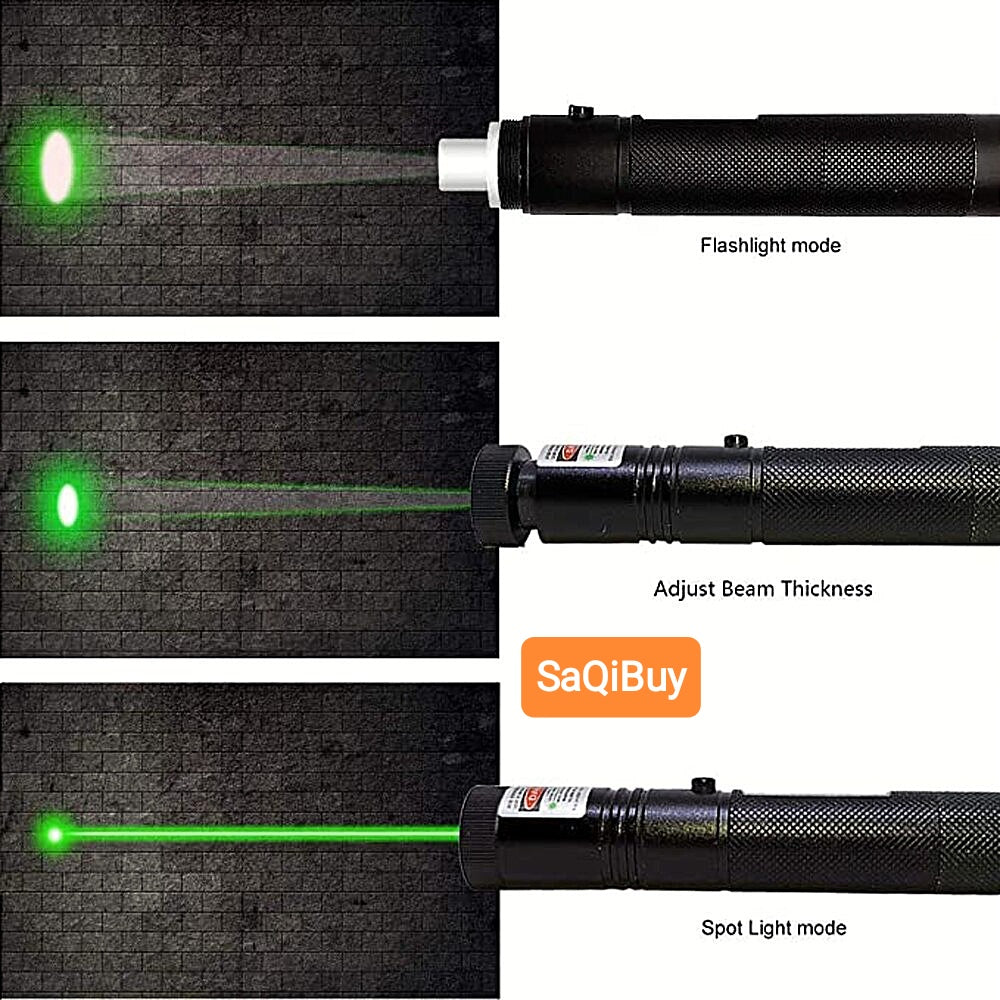 Rechargeable Powerful Green Laser Pointer- Multiple Task SaQiBuy