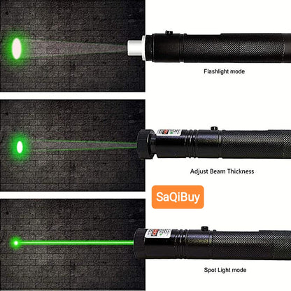 Rechargeable Powerful Green Laser Pointer- Multiple Task SaQiBuy