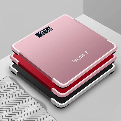 Digital LCD Electronic Tempered Glass Body Weight Scale - 180 Kg SaQiBuy