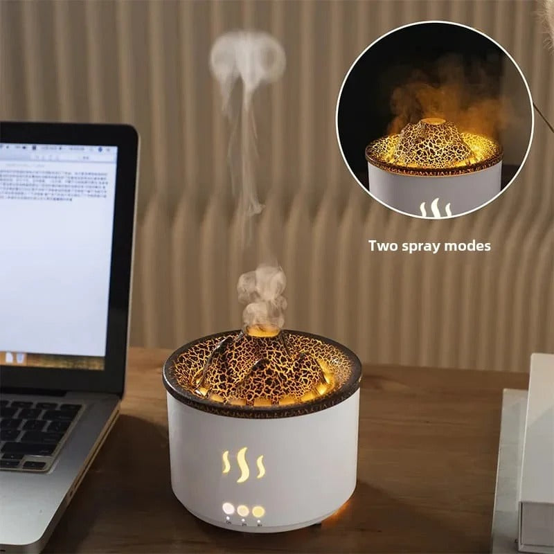 Volcano Flame Aroma Diffuser Humidifier