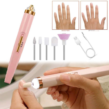 Rechargeable Flawless Salon Nails Manicure KIT SaQiBuy