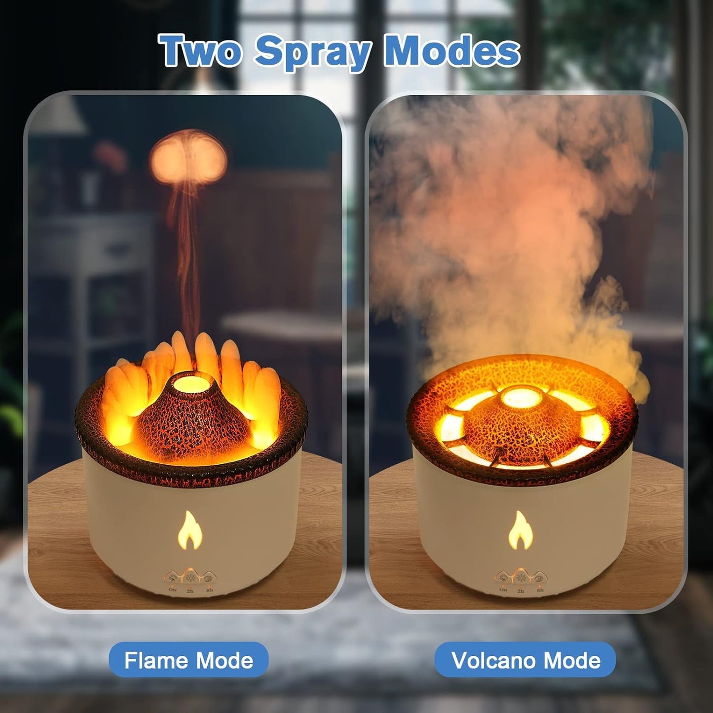 Volcano Flame Aroma Diffuser Humidifier