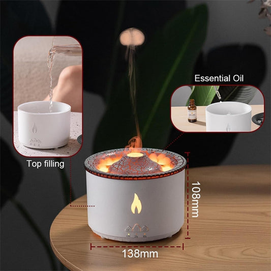 Volcano Flame Aroma Diffuser Humidifier