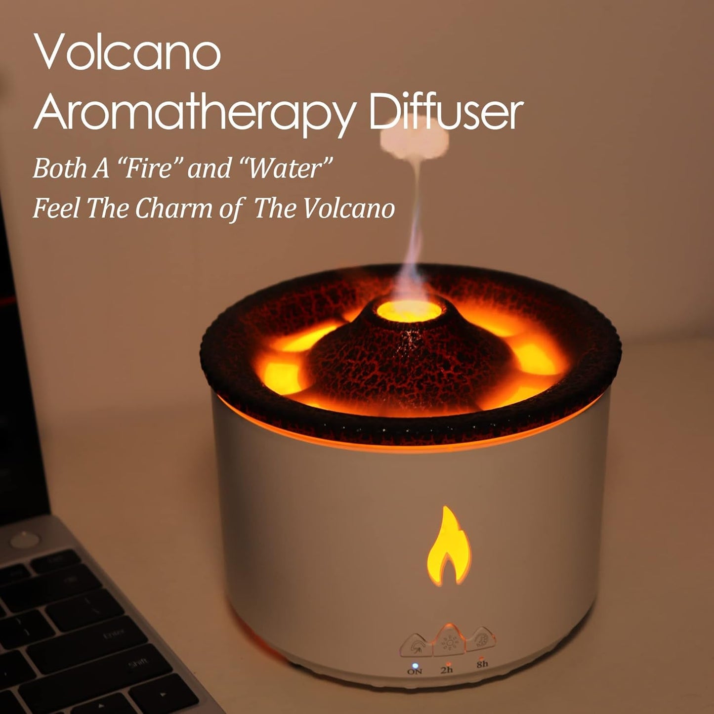 Volcano Flame Aroma Diffuser Humidifier