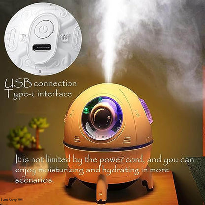 Space Capsule Humidifier With LED Lights SaQiBuy