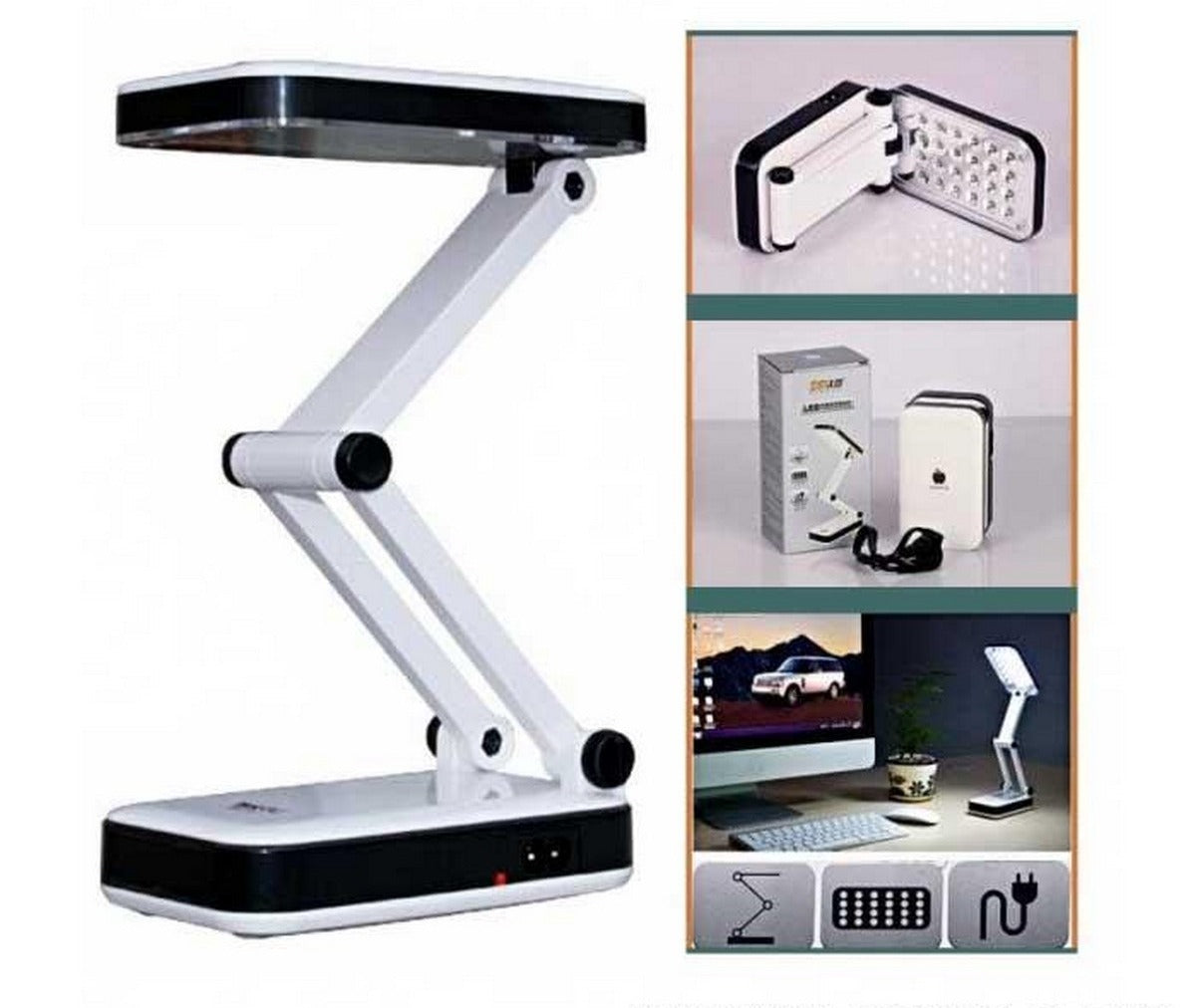 DP Folding Rechargeable Desk Led Table Lamp