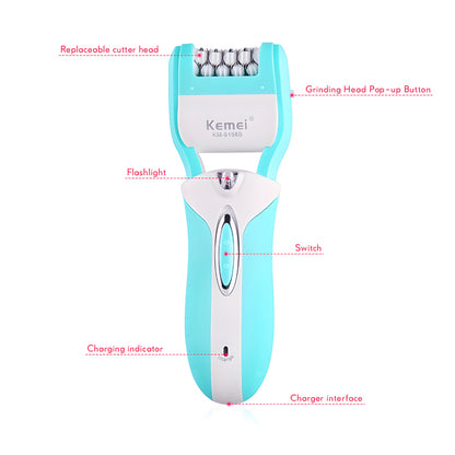 3 in 1 Rechargeable Epilator Shaver & Callous Remover