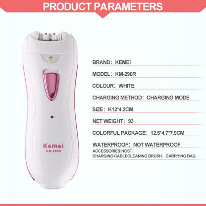 Rechargeable Women Electric Hair Removal Device