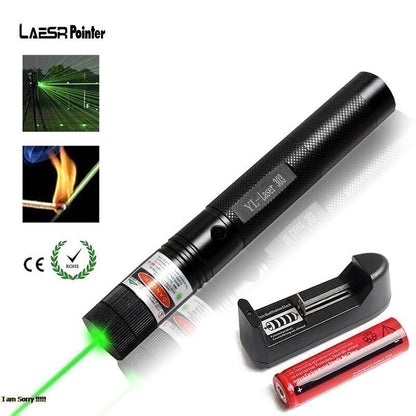 Rechargeable Powerful Green Laser Pointer- Multiple Task SaQiBuy