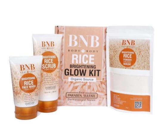 BNB Rice Extract Whitening & Glow Kit SaQiBuy