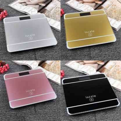 Digital LCD Electronic Tempered Glass Body Weight Scale - 180 Kg SaQiBuy