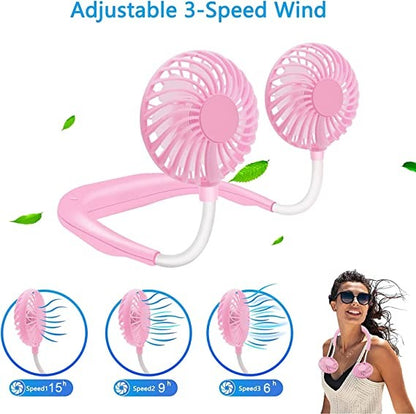 Rechargeable Hanging Neck Fan