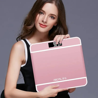 Digital LCD Electronic Tempered Glass Body Weight Scale - 180 Kg SaQiBuy