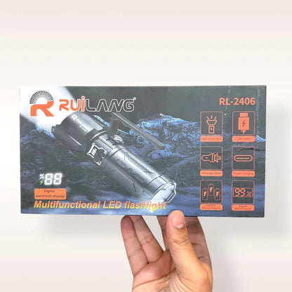 Ruilang Multi-Functional 1.2 KM Range LED Flashlight Torch
