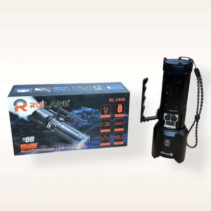 Ruilang Multi-Functional 1.2 KM Range LED Flashlight Torch