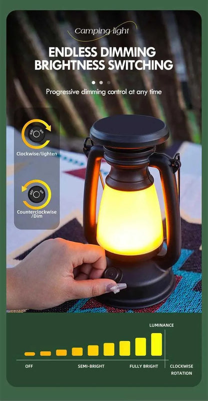 Rechargeable LED Desk Lamp- Outdoor Camping Lantern
