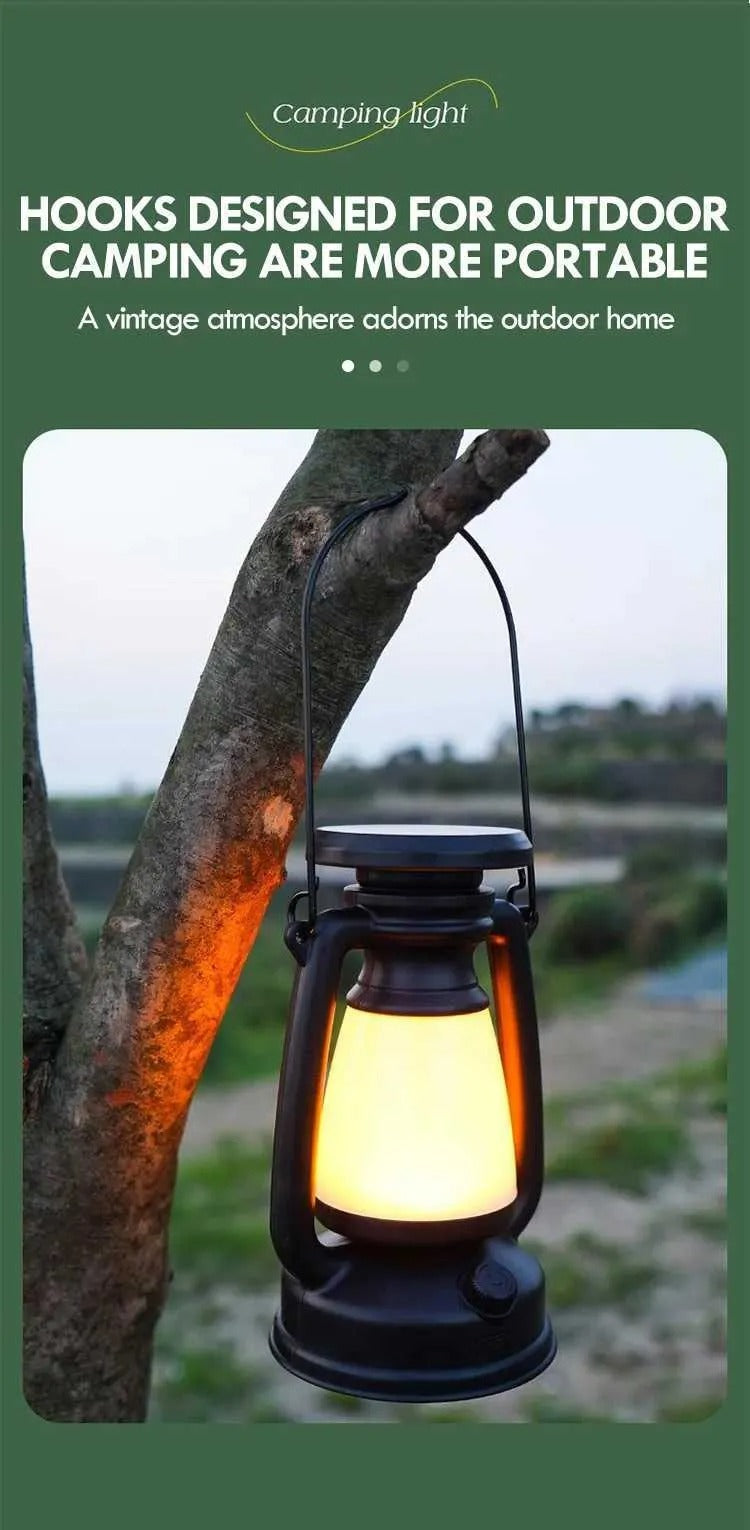 Rechargeable LED Desk Lamp- Outdoor Camping Lantern