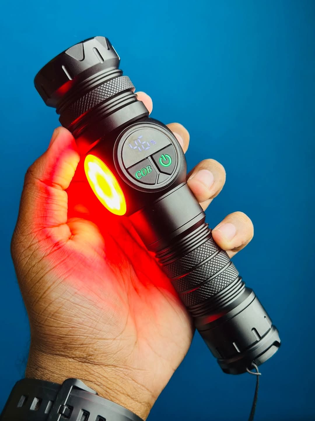 Ruilang TG+COB Multi-functional Flashlight- 1 KM RANGE