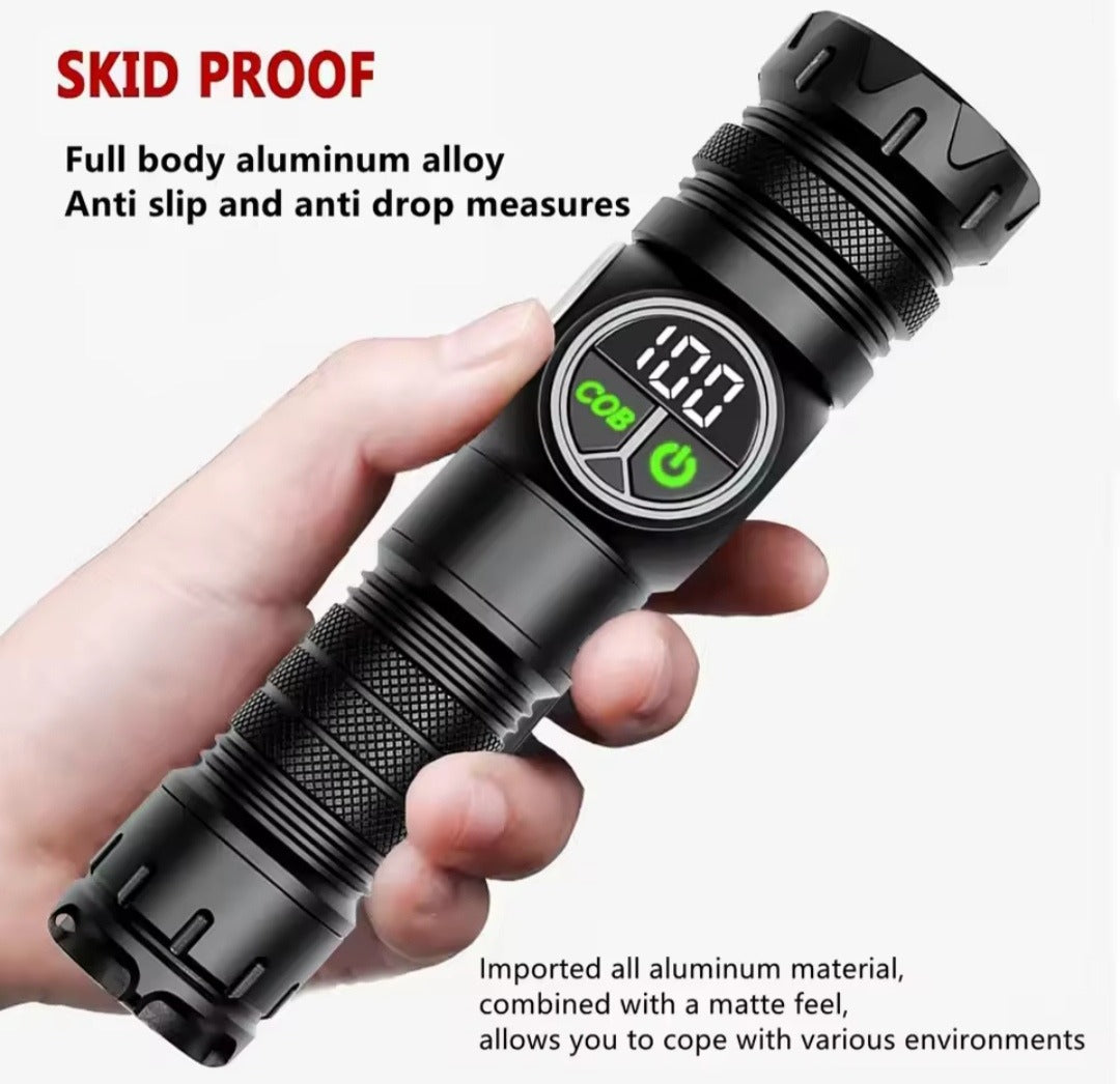 Ruilang TG+COB Multi-functional Flashlight- 1 KM RANGE