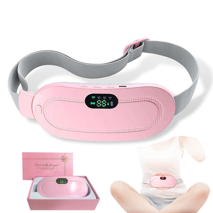 Rechargeable Period Cramp Relief Belt- Electric Heating Belt Massage for Women